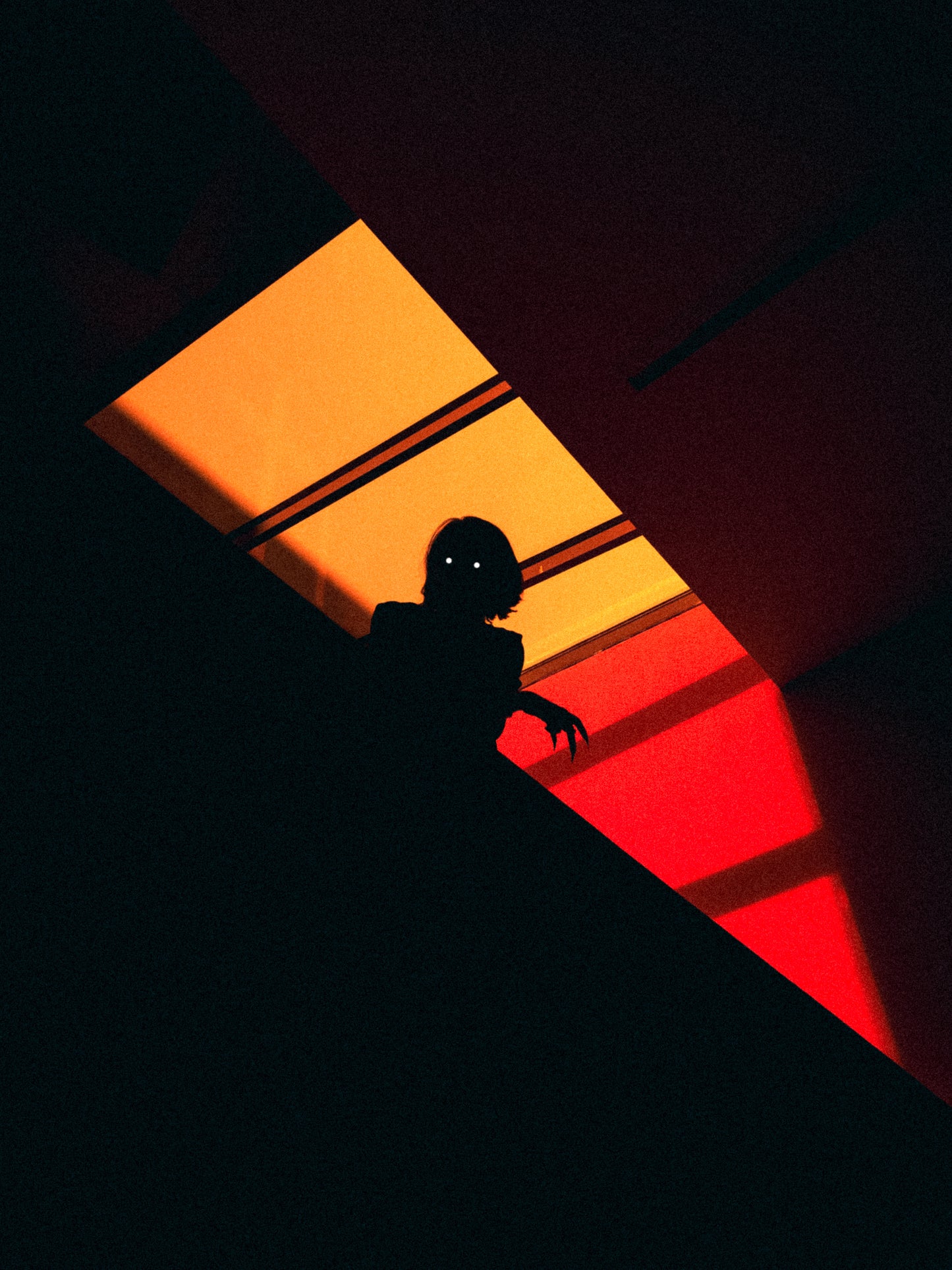 Redux - Póster de Arte Oscuro | Silueta al Atardecer