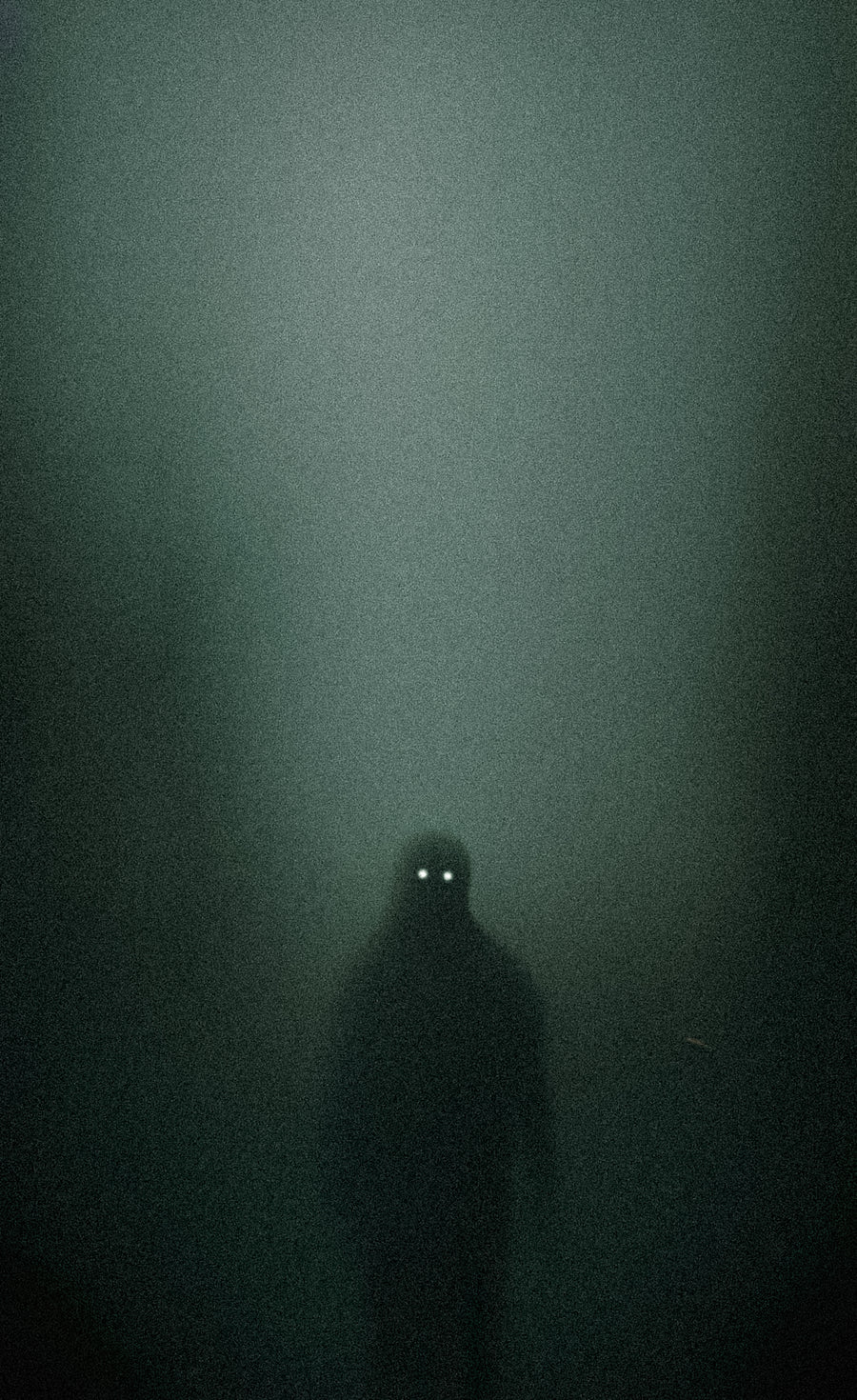 Not Here - Framed Poster | Ghostly Dark Art