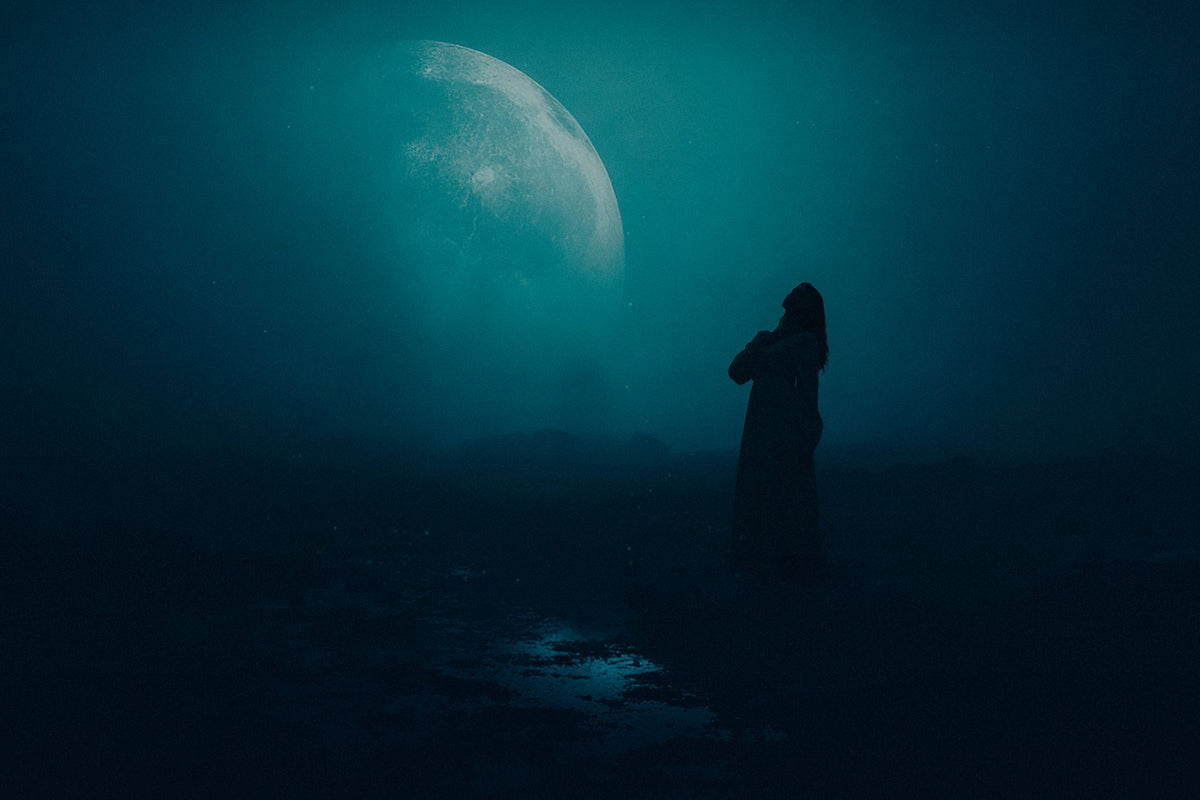 Moon Over Water — album cover art by deepdarkmood