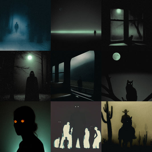 Best of 2024 - 9-Pack of 4K Artistic Wallpapers | Nocturne Shadows