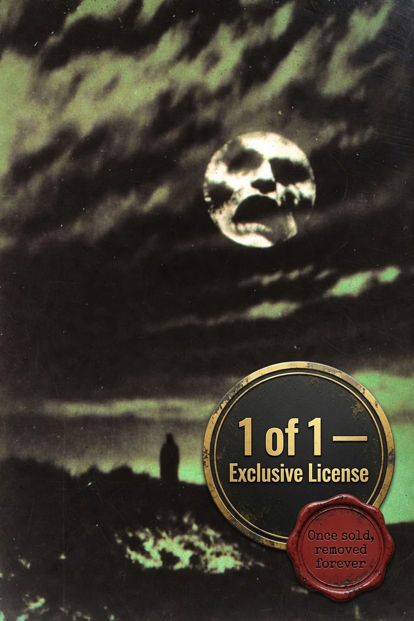 The Screaming Moon — Exclusive Commercial License 1 of 1 (Cover Art)