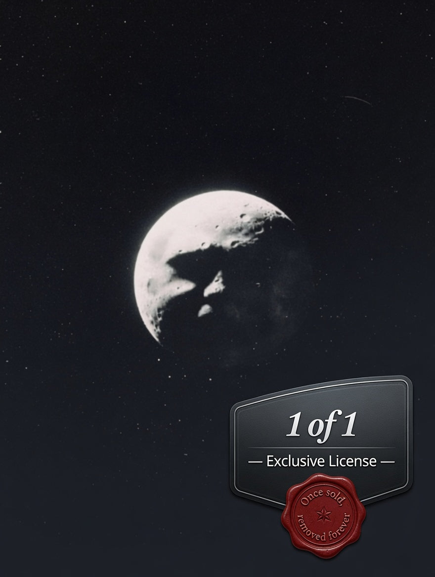 The Hollow Moon — Exclusive Commercial License 1 of 1 (Cover Art)