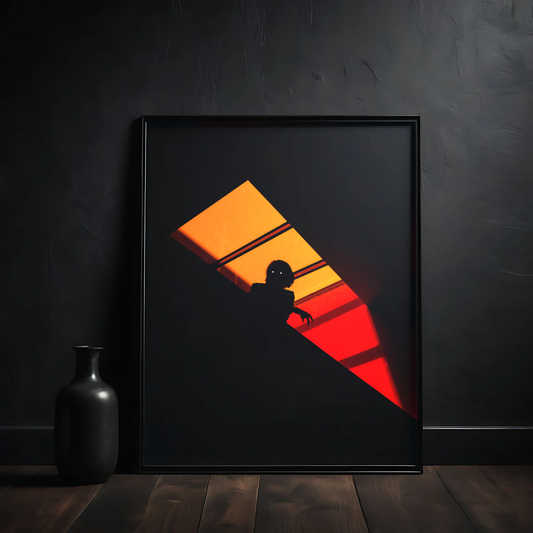 Redux - Póster de Arte Oscuro | Silueta al Atardecer