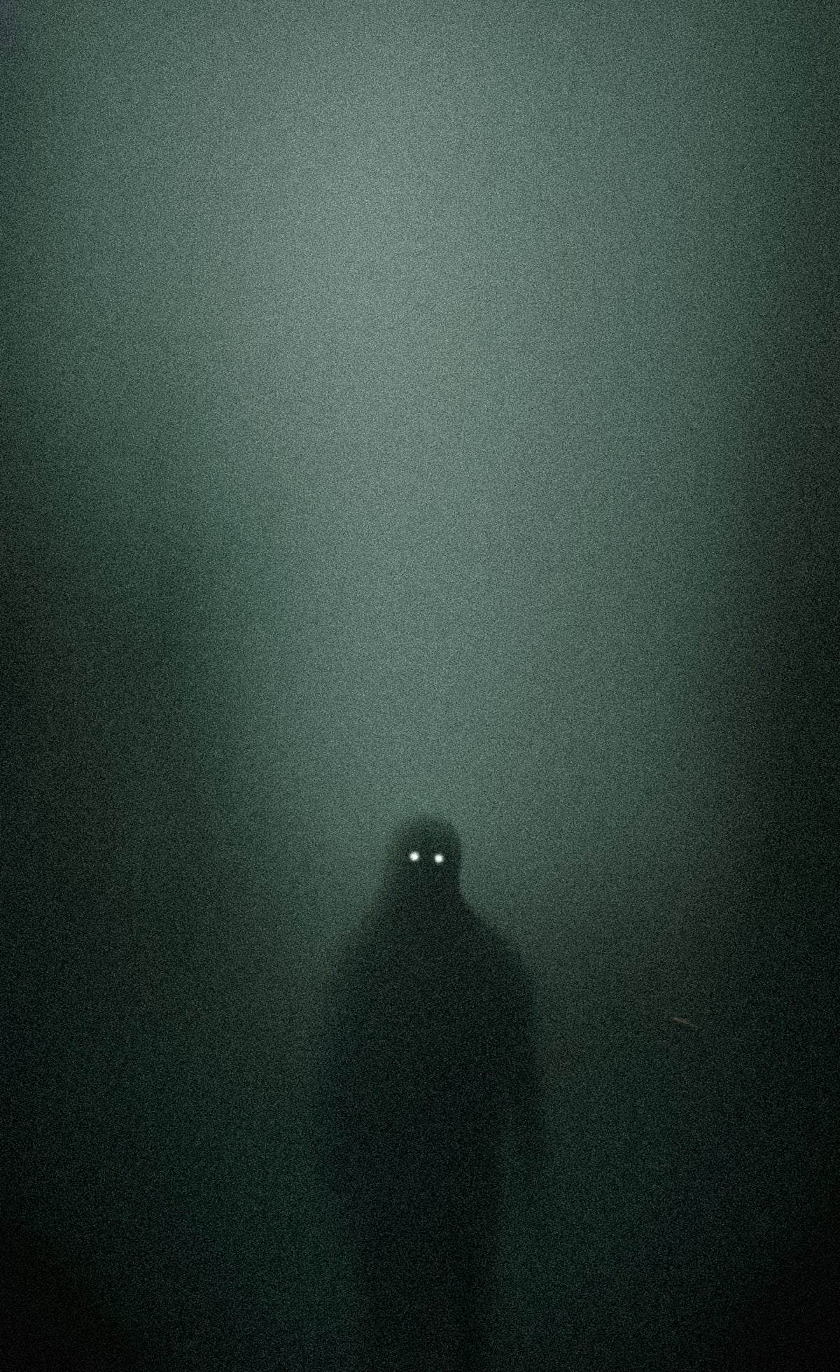 Not Here - Framed Poster | Ghostly Dark Art