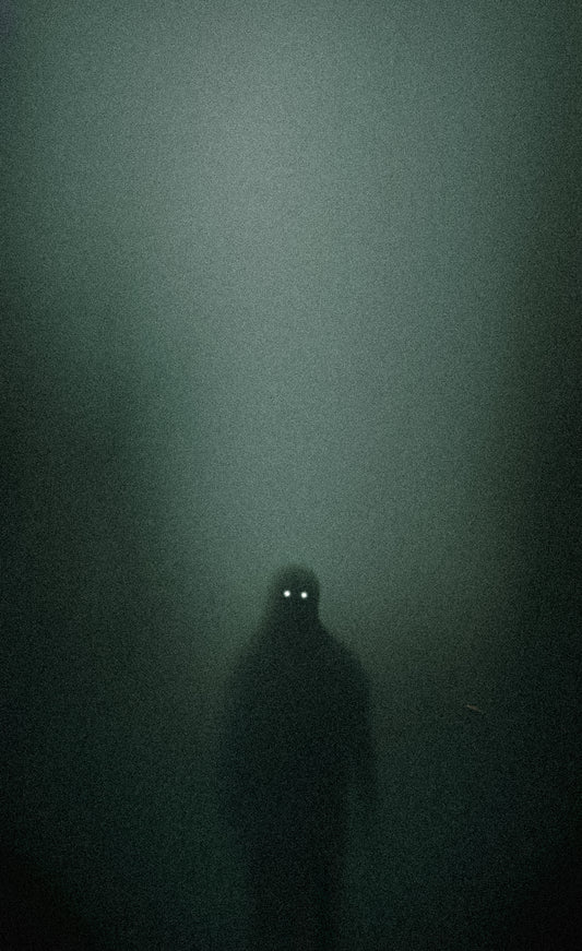 Not Here - Framed Poster | Ghostly Dark Art