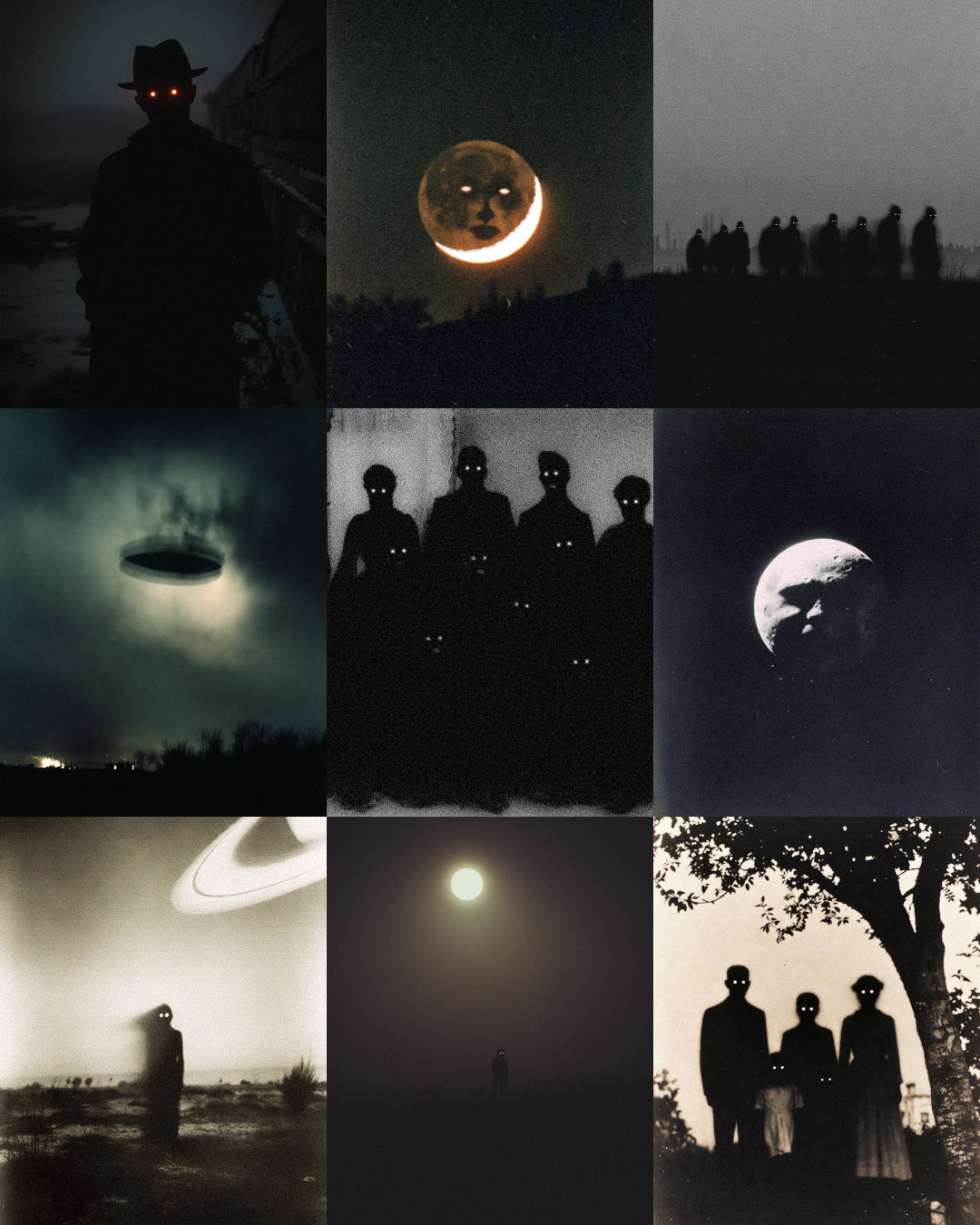 Most Popular - Vol. 1 - 9-Pack of 4K Artistic Wallpapers | Nocturne Shadows