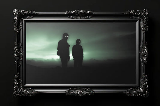 Horizon - Póster de Arte Oscuro | Silueta Contemplativa