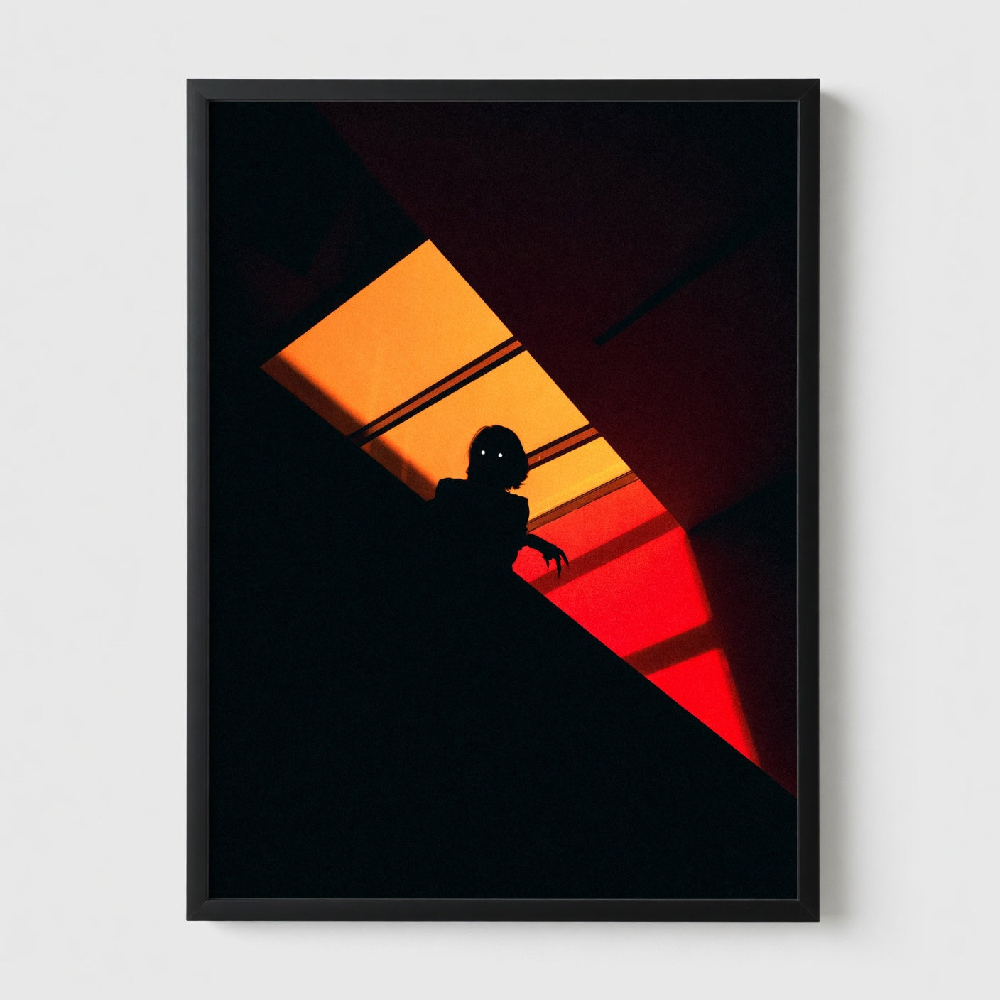 Redux - Framed Poster | Minimalist Dark Silhouette Art