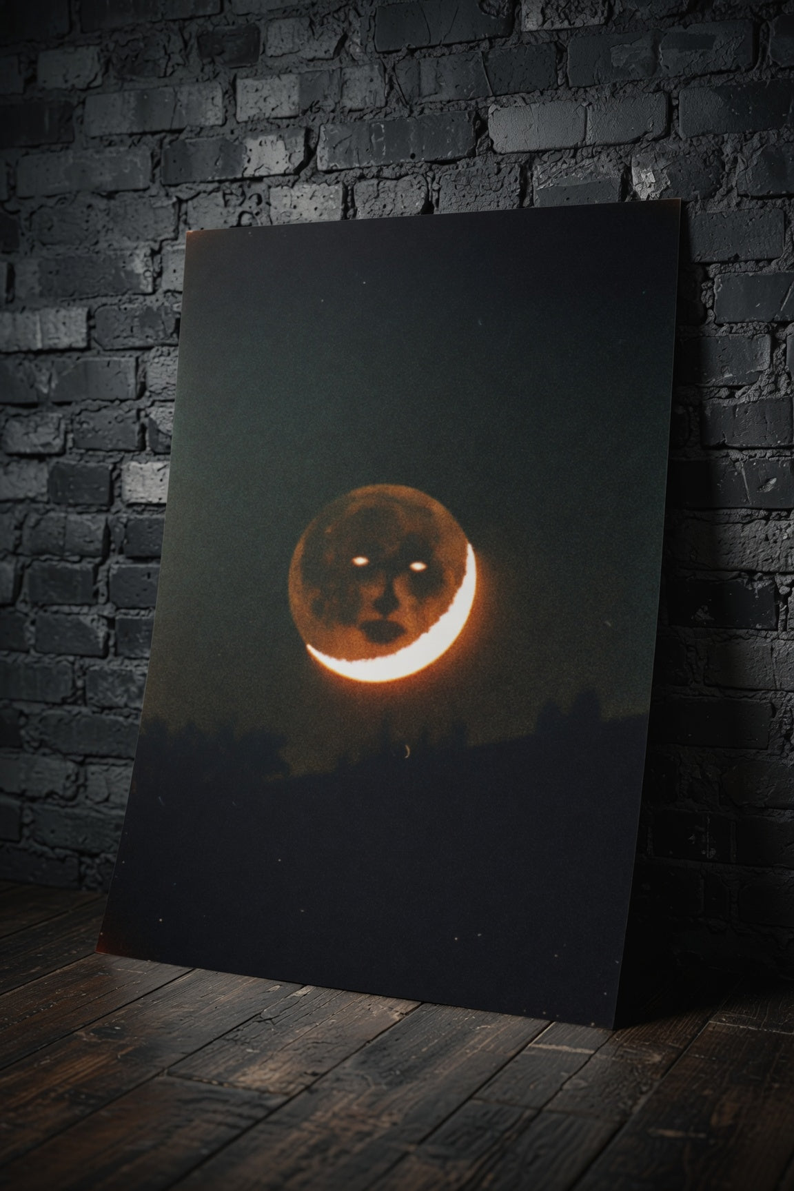 Moonlight II - Framed Poster | Lunar Dark Art