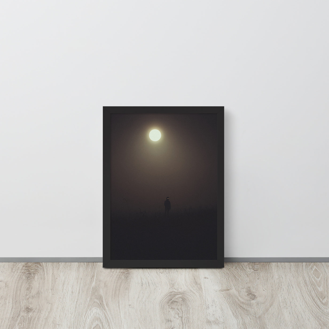 Moonlight in a black frame